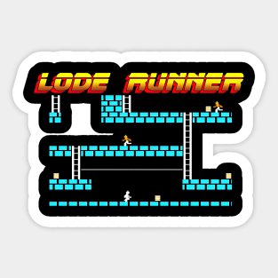 retro gaming - Lode Runner Sticker